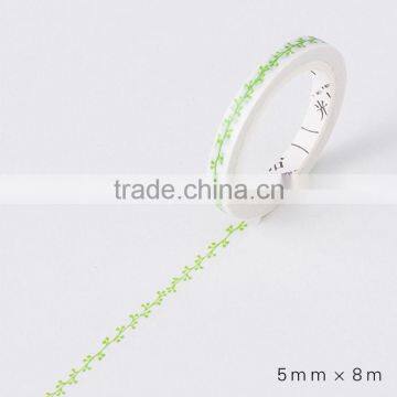 5mm*8m Japan Washi Tape Customizable Thin Type Adhesive Paper Tape Planner Accessories photo-5
