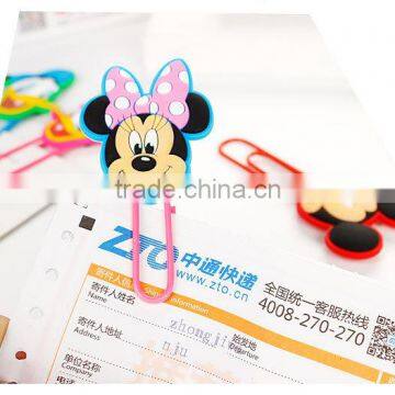 Mickey Shape Paper Clip Customizable Planner PVC Clip photo-3