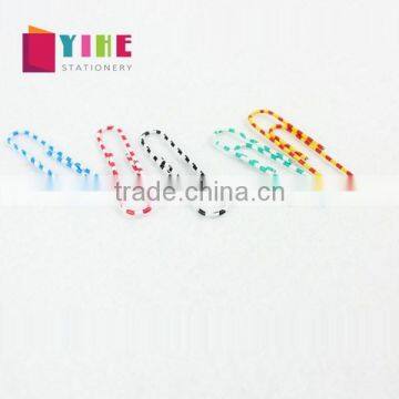 Multicolor paper metal clip for office supplies