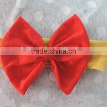 New Designs Baby Hair Bands Boutique Handmade Children Accessories Beautiful Girls Headbands Flower Baby Girls Elastic Headbands photo-3