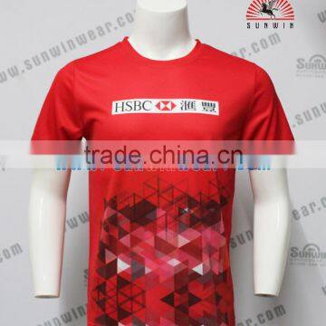 Red sublimation sample 2016 football jersey/soccer jersey/football uniform