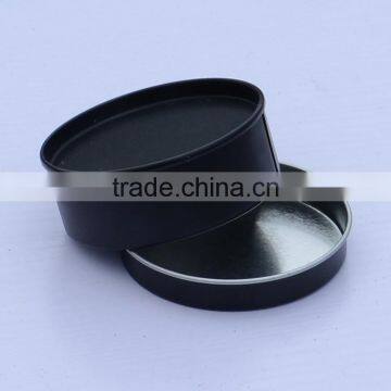R1885H Black Matt Colour Round Tin Can 250ml Aluminium Tin Black photo-5