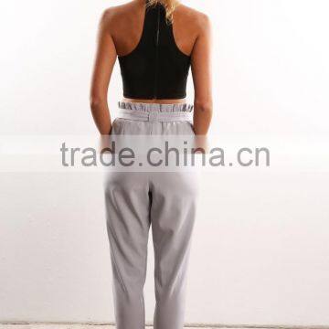 Most Fashionable Custom After Midnight Pant With Puckering, Pockets and Tie photo-3