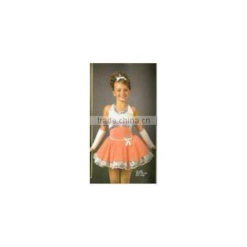 New Coming Shool Girls Dancewear Custume--orange Jazz Style Dress ---child&adults Hip-pop Dancewear photo-1