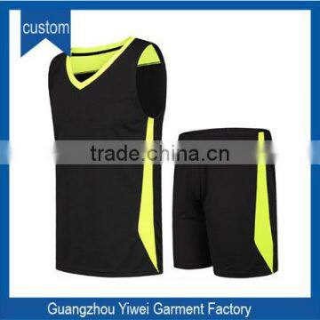 2017 lastest design sleeveless basketball wear