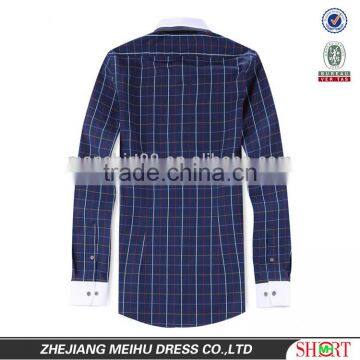Fancy Design Men Shirt Classic Plaid Fabric Men Shirt Turkey photo-2