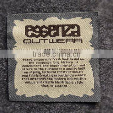 Direct Factory High Quality Woven Printed Label Hang Tag Woven Patch Embroidered photo-2