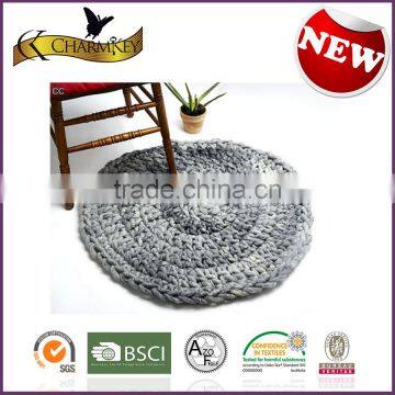 Charmkey Thick Yarn 100% Polyester Quick Knitting Yarn Core Spun Yarn for Blanket photo-5