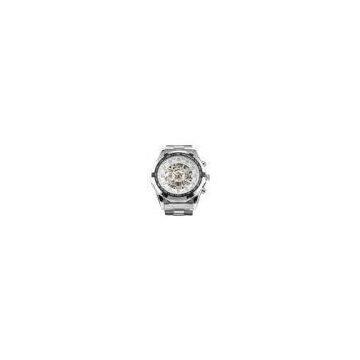 Precise Winner Automatic Mens Watch White Dial With Mechanical Movement
