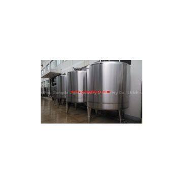 Sanitary liquid steam heating mixing tank /mixing vessel