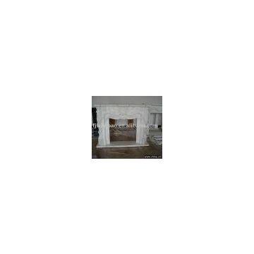 White Fireplace, Sandstone Fireplace, Stone Carving