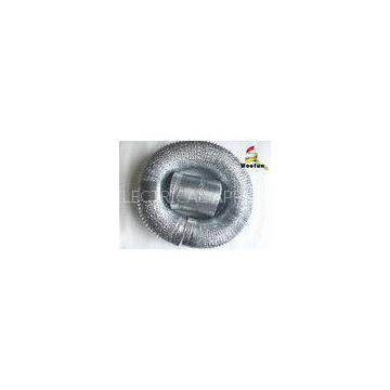 Silvery Flexible Aluminum Air Duct Stretchable For Air Conditioner Installation