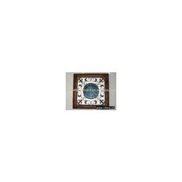 Square Wall Plaque with Mirror