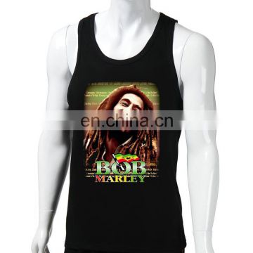 BOB MARLEY custom tank tops,men gym tank tops