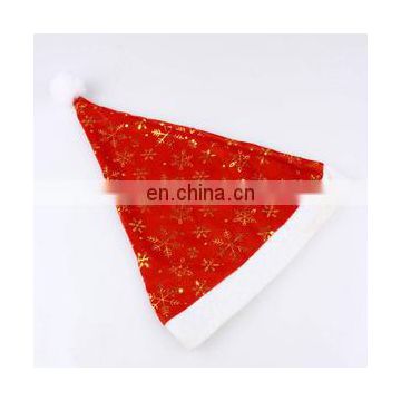 Best Cheap Christmas Hat Sequined Christma Red Fleece Christmas Hat for Christmas Day