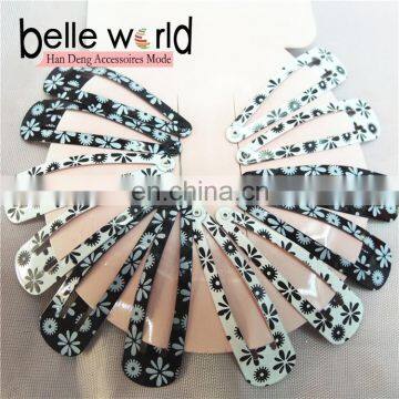 Animal Print Snap Hair Clips