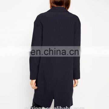 New Arrival Button Fastening Longline Coats and Jackets for Women photo-3