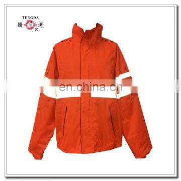 Orange High Visibility PVC Rain Suits With Logos photo-5