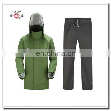 OEM polyester breathable soft waterproof jackets for adult