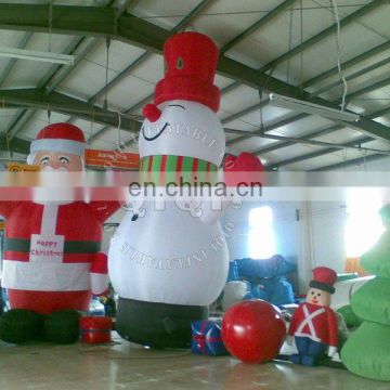 inflatable christmas snow man for advertisement