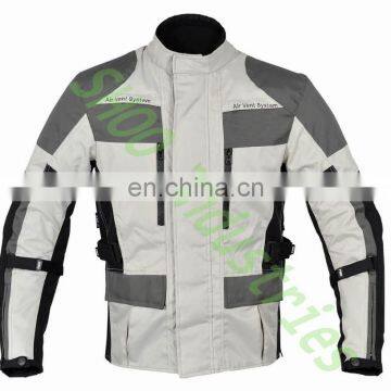 Custom Unisex auto car racing Motorbike Textile Jacket 600D