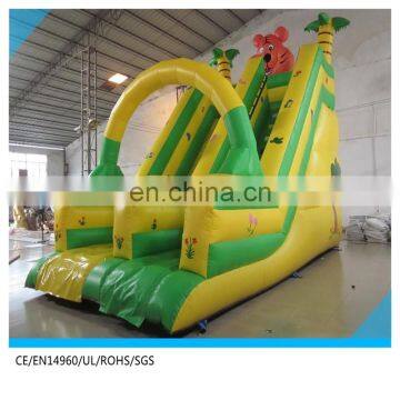 kids slide inflatable tiger slide