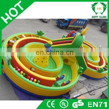 HI Customized Inflatable Fun city, giant infaltable bouncer, inflatable castle for children