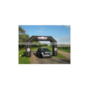 blue outdoor event entrance inflatable advertising arch