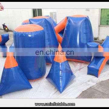 Outdoor inflatable paintball shooting range,inflatable paintball bunkers,airsoft paintball bunkers