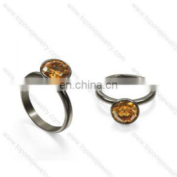 Antique ring cz stones ring stainless steel ring jewelry