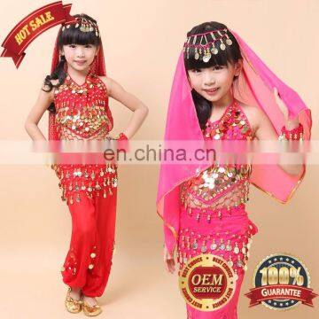 BestDance belly dance clothes children Set for Girl Costumes