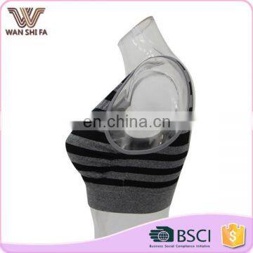 Nylon High Quality Fashion Style u Shape Adult New Sport Bra photo-3