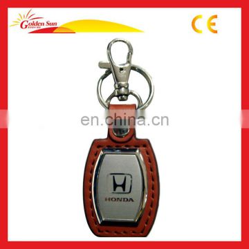 2013 Fashion Fashion Leather Keychain With Metal Car Logo