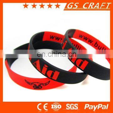 rubber wristband, promotional recycled silicone wristband