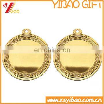 Hot Selling Make Fashion Metal Shine Plated Blank Medal