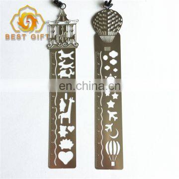 The Fairy Tale World Scale Metal Ruler Bookmark With Lanyard