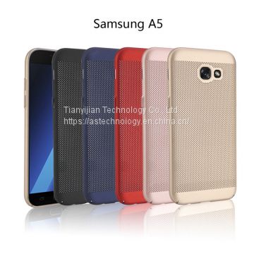 For Samsung A3 A5 A7 2017 Cooling Hollow Radiating Protective PC Hard Phone Case