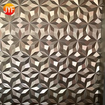 JYFI0094 Cheap custom water proof stainless steel decorative outdoor wall panels used for building