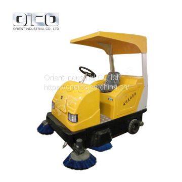 OR-I800 industrial electric street sweeper / battery road sweeper machine  /ride on compact sweeper