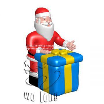 Giant oxford Father Christmas decoration supplies inflatable Santa Claus
