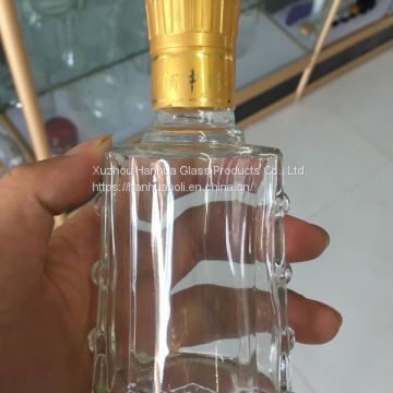 Manufacturer direct selling 125ml glass small wine bottle manufacturer of white spirit glass bottle