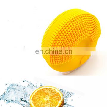 Silicone Facial Cleansing Brush Waterproof Rechargeable Sonic Face Cleanser and Massager Brush for Makeup Anti-Aging