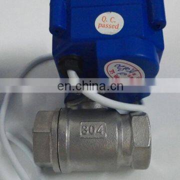 CWX-15N/Q Mini electric ball valve,CR02/CR03 3 wire motorised control valve