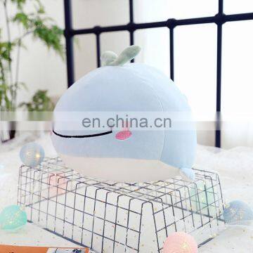 High Quality Plush Stuffed Toys Kawaii Ball Shape Body Fish Plush Animal Toys