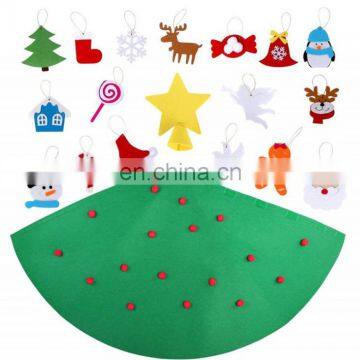 Wholesale Customization Christmas Pendant Children DIY Mass Felt Christmas Tree photo-3
