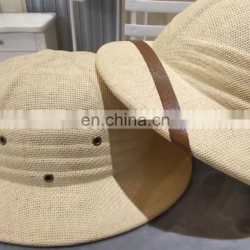 Hot sale promotional Men's Adult Pith Helmet straw hat