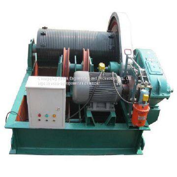 Heavy Duty Double Lifting Point Double Drum Electric Wire Rope Winch Type Sluice Gate Hoist for Pulling Steel Gate Tail Water Radial Gate Hoist for Dam Hydropower Power Station photo-4