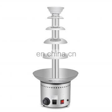 commercial chocolate fountain  food warmer display 5 tier for sale