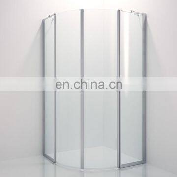 8MM 10MM 12MM 15MM 19MM Tempered Curved Glass Shower Door