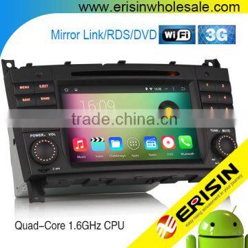 Erisin ES2508B 7" Mercedes W209 Android 4.4.4 Car DVD Player GPS WiFi Bluetooth